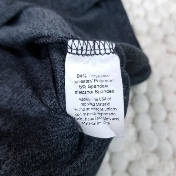 Beyond Yoga Spacedye Double Up Racer Tank Charcoal Black Sz Small - Picture 8 of 9